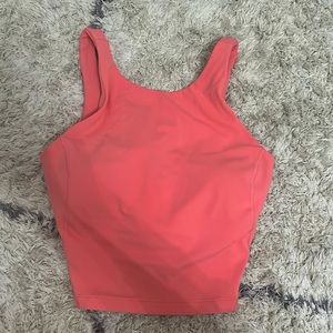 Lululemon Ras Cream High Neck Align Tank